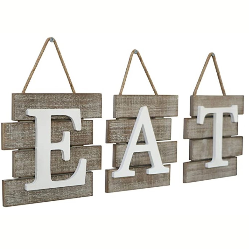 Rustic Lettered Hanging Sign